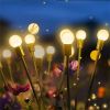 Outdoor Solar LED Firefly Swaying Lawn Light Waterproof Garden Landscape Lamp