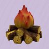 Simulation Charcoal Lamp Decorative Light Flameless Fireplace Wood Fire Realistic 3D LED Flame for Festival Ornament Home Decor