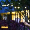 Outdoor Solar LED Firefly Swaying Lawn Light Waterproof Garden Landscape Lamp