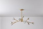Modern American chandelier golden iron -9 bulb