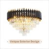 Modern American pendant diamond crystal chandelier -8 bulbs