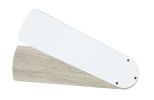 44" Hugger Indoor Ceiling Fan with Single Light, White, 5 Blades, LED Bulb, Reverse Airflow